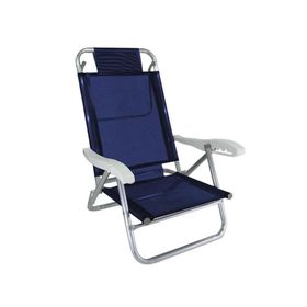 Cadeira / Espreguiçadeira reclinável Praia Aluminio AZM Zaka