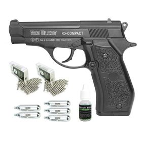 Pistola De Pressão Co2 Rd-compact Full Metal 4.5mm + Combo
