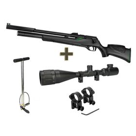 Carabina Pressão PCP T-REX5.5 Válvula Reguladora+Bomba+Itens