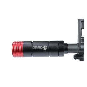 Supressor Fake Rifle Airsoft 100mm Rosca M14 Esq Quick Shot