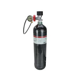 Cilindro Scuba 3L Fibra Carbono 300bar+Estação+Valvula