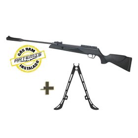 Carabina Pressão Black Hawk Gas Ram 70kg 5.5 Artemis + Bipé