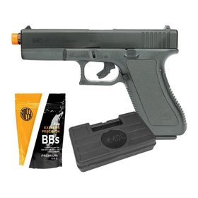 Pistola De Airsoft Glock G17 K17 Spring 6mm Kwc + KIT