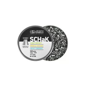 Chumbinho Profissional JSB SCHaK Middle Weigth 4,5mm 500und