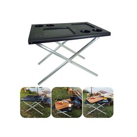 Mesa Camping Dobrável Portátil Alumínio Praia Churras Zaka