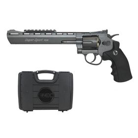 Revólver de Pressão 38 Gás CO2 8" Full Metal M703B + Case
