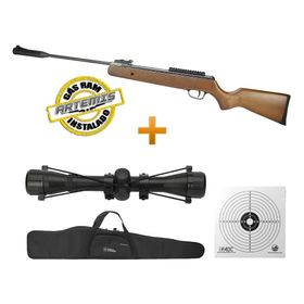Carabina Pressão Black Hawk Wood Gr 70kg 5.5 + Luneta 4x32