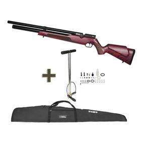Carabina de Pressão PCP Alpha Laminate Stock 5,5 +Bomba+Capa
