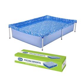 Piscina estrutural retangular Mor 001002 capacidade de 1000L