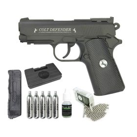 Pistola De Pressão Co2 Colt Defender Full Metal 4,5+Kit Pro