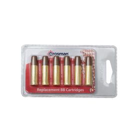 Kit 06 Capsulas Magazine Extra Revolver 357 Co2 Crosman 4,5