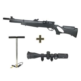 Carabina Pressão PCP Dione 5.5+Luneta VT-R 4-16×42+Bomba