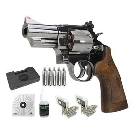 Revólver Pressão Magnum 44 3" Smith & Wesson M29 4,5+Kit Pro