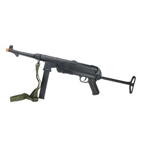 Rifle Sub Metralhadora de Airsoft AEG MP40 Full Metal Black