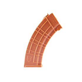 Magazine Carregador Mid CAP Rifle Airsoft AK47 110 BBs Ocre