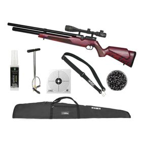 Carabina de Pressão PCP Alpha Laminate Stock 5,5 + Kit Pro