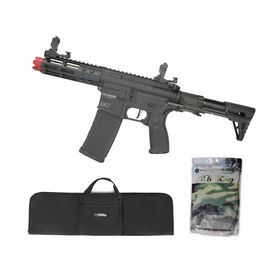 Rifle Airsoft Pdw Rossi Ar15 Neptune 5,5" Et 6mm + Kit1