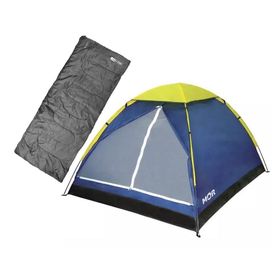Saco dormir Bugy solteiro Camping NKT 8°C e 15°C Preto +