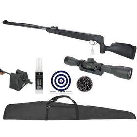 Carabina de Pressão Naja 2.0 Nitro 4,5mm Cano Fixo + Kit Pro