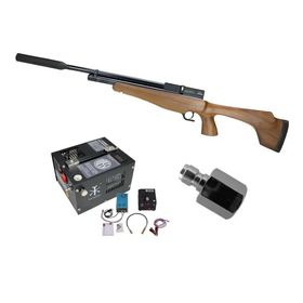 Carabina de Pressão PCP Brocock Specialist 5,5 + Compressor