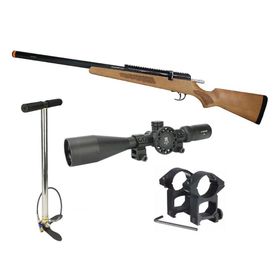 Carabina Pressão Pcp Hellcatt M30 Multishot 5,5 Luneta 6-24X