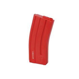 Magazine Mid Cap Rifle Airsoft M4/M16 120Bbs Vermelho