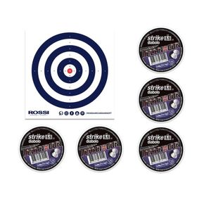Kit 05 Cx Chumbinho Strike Diabolo 5,5mm - 125 Unds + Alvos