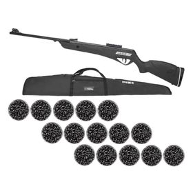 Carabina Pressão Cbc Jade Pro Preta Cal 4,5 Capa E 10 Lt