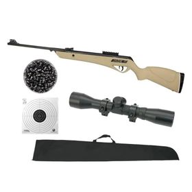 Carabina Pressão Cbc Jade Pro Oxidada Cor Desert 4.5+Kit pro