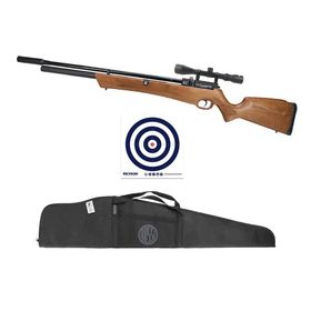 Carabina Pressão PCP Rossi Outlander VR+Luneta 3-9x40+Itens
