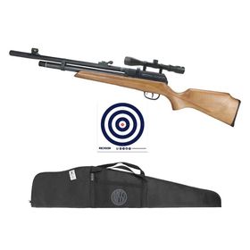 Carabina Pressão PCP Beeman Raider 1331 Madeira 5.5+ Itens