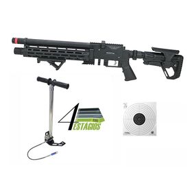Carabina PCP Puncher Mortal X Tactical 5.5 + Itens