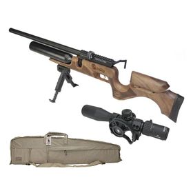 Carabina PCP Puncher Bighorn 12 Tiros 5.5+Case/Capa+ Luneta