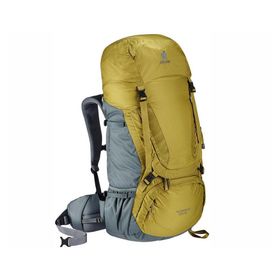 Mochila Alpamayo 55+10L Amarela Trekking, trilha Deuter