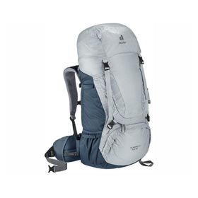 Mochila Alpamayo 55+10L Cinza/Azul Trekking, Trilha - Deuter