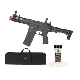 Rifle Airsoft Pdw Rossi Ar15 Neptune 6mm 5,5" Et + Kit2