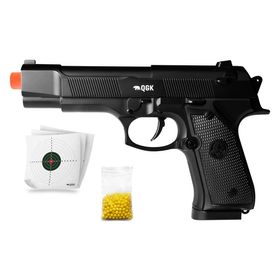 PISTOLA DE AIRSOFT SPRING SP92T 6MM - QGK + BBS + ALVO