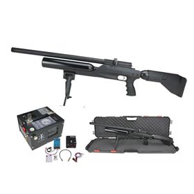 Carabina PCP Puncher Bigmax X Black 5.5 + Compressor Trivolt