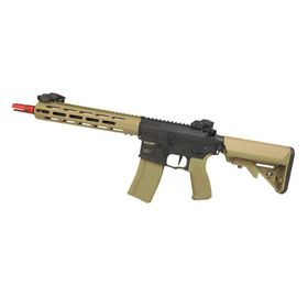 Rifle Airsoft AR15 Sentinel 10” Tan M-LOK Bateria/Carregador