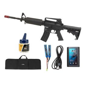 Rifle Airsoft Sentinel M4A1 Carbine Full Metal + Kit Pro