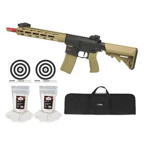 Rifle Airsoft AR15 Neptune Sentinel 10” Tan M-LOK + Itens