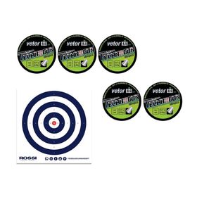 Kit 5 Caixas Chumbinho Vetor - 4,5-500 Unids + Alvos 40 unds