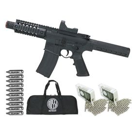 Rifle Pressão CO2 M4 MPW A4-P Full Auto Blowback 4,5 + Kit