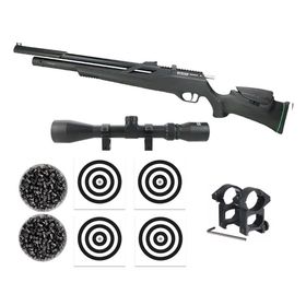 Carabina PCP Artemis T-REX 5.5 com VR + Luneta 3-9x40+ Itens