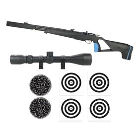 Carabina PCP Stoeger XM1 S4 Supressor 5.5 + Luneta + Itens