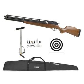 Carabina PCP Rossi R8 VR G4 Madeira 5,5+ Bomba+ Capa + Alvos