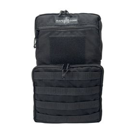 Mochila Para Colete Modular SZT Combat Preta Cordura