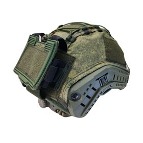 Capa de Capacete com Bolso de Bateria Combat SZT Atacs-FG