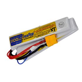 Bateria LIPO 11.1 1100 mAh 20C FFB-018X Conector XT