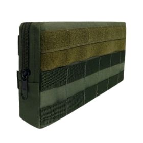 Bolso Grande Horizontal Modular Verde